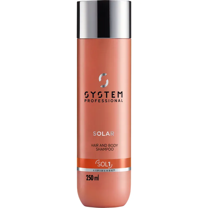 System Professional Solar Hair & Body Shampoo, 250 ml