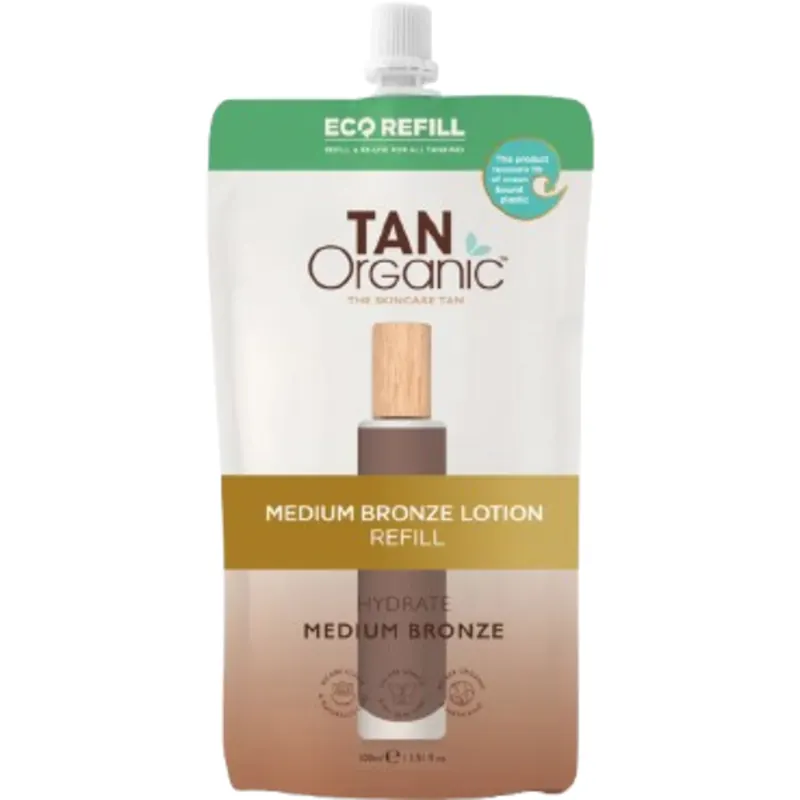 TAN Organic Self Tan Lotion Refill Pouch, 200 ml