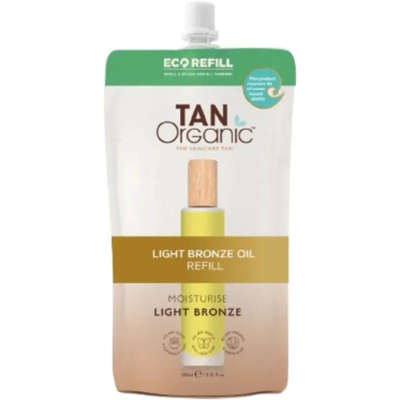 TAN Organic Self Tan Oil Refill Pouch, 200 ml