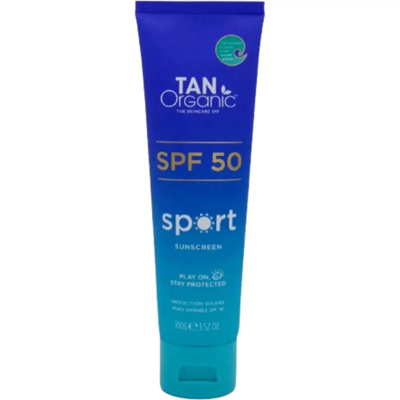 TAN Organic Sunscreen Sport SPF 50, 100 g