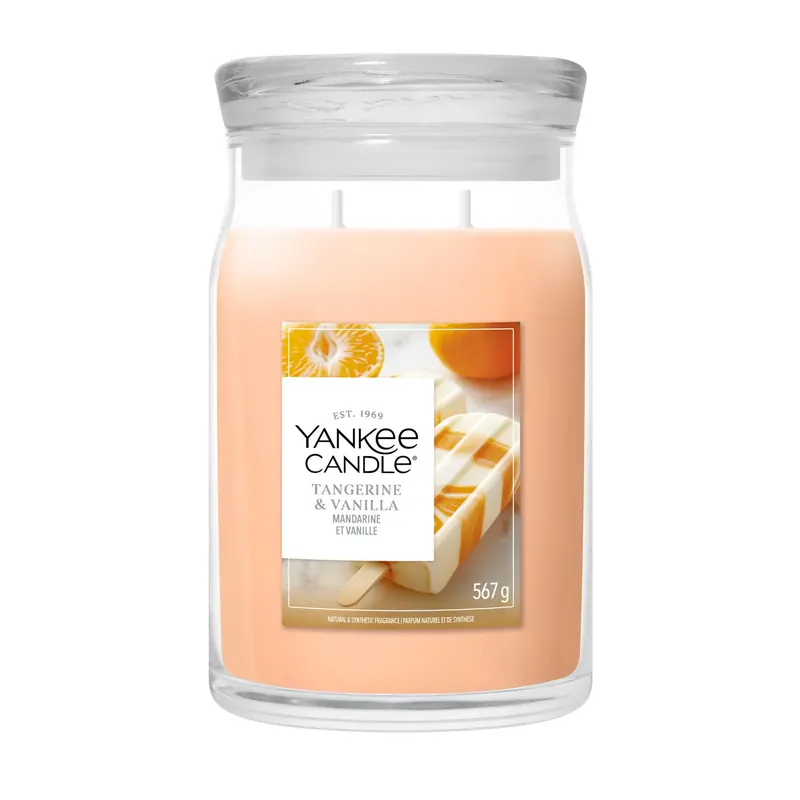 Tangerine & Vanilla LARGE YANKEE CANDLE | Pinalli