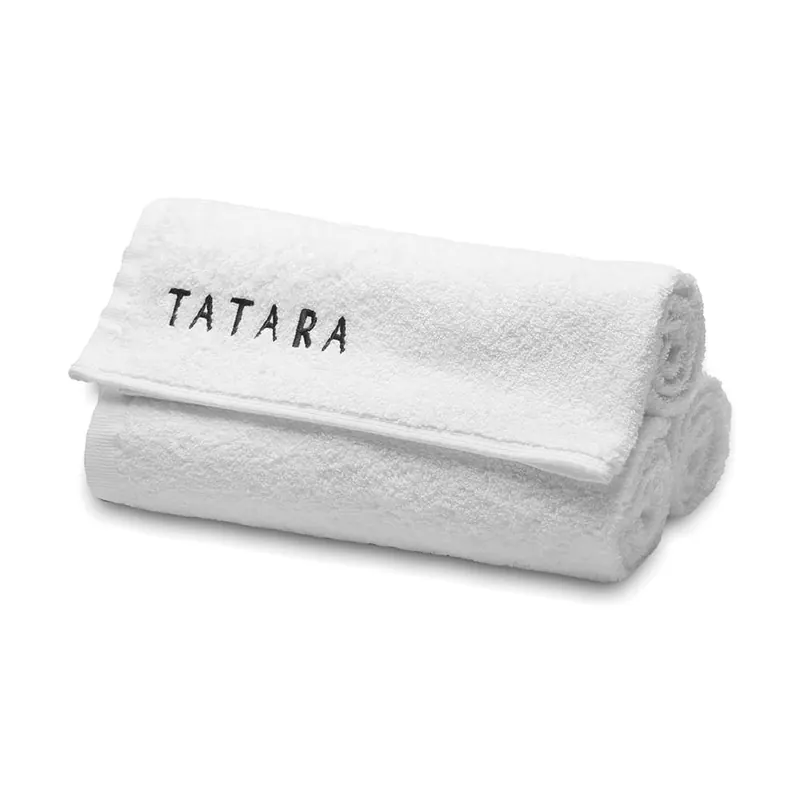 Tatara asciugamano bianco