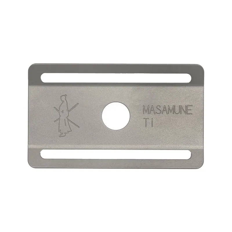 Tatara piastra di ricambio pettine chiuso in titanio Masamune Matte