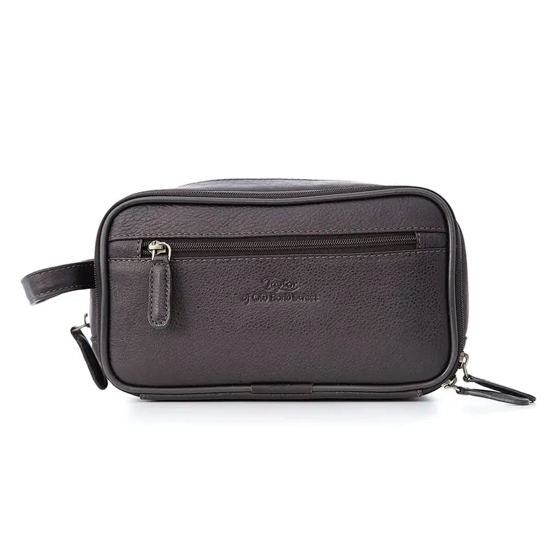 Taylor of Old Bond Street Beauty case in pelle