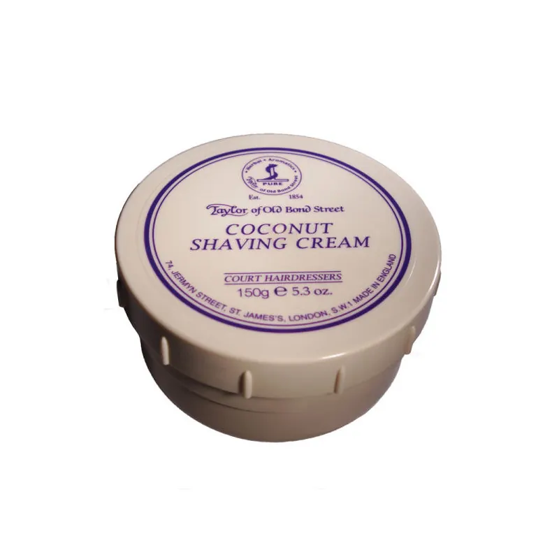 Taylor of Old Bond Street Coconut Shaving Cream Tub 150g