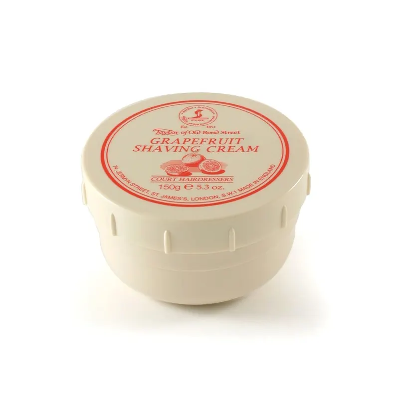 Taylor of Old Bond Street Grapefruit Shaving Cream Tub 150g