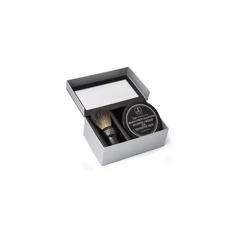 Taylor of Old Bond Street Jermyn Street Collection Pure Badger & Bowl Gift Box S