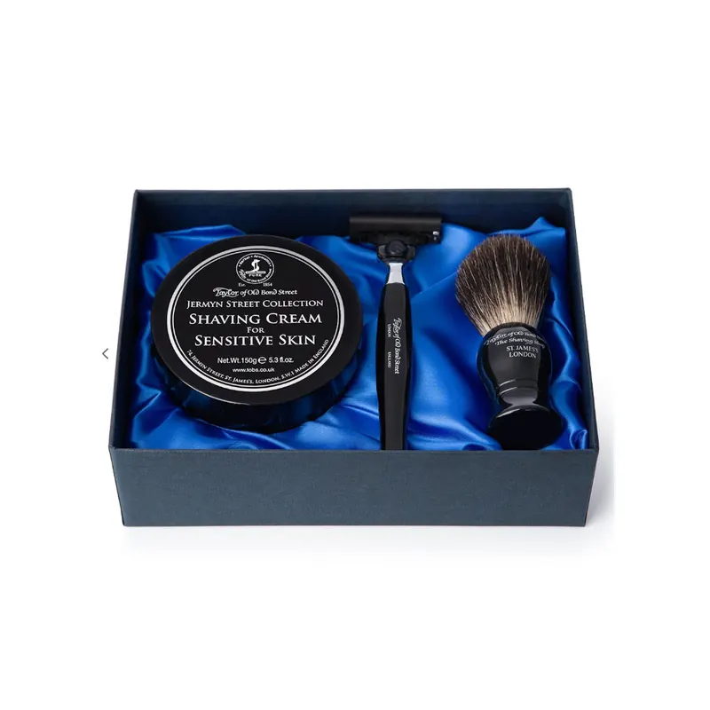 Taylor of Old Bond Street Jermyn Street Collection Shaving Cream, brush and razo