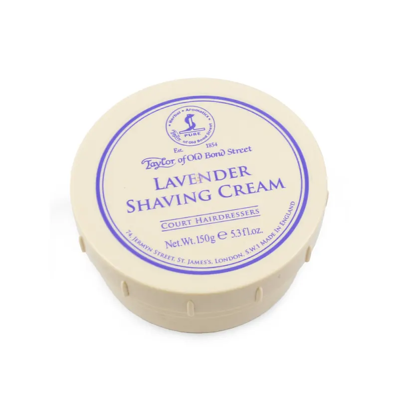 Taylor of Old Bond Street Lavender Shaving Cream Tub 150g