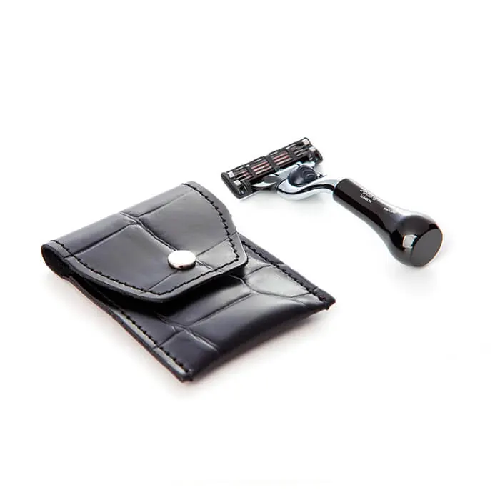 Taylor of Old Bond Street rasoio da viaggio Mach3 manico nero