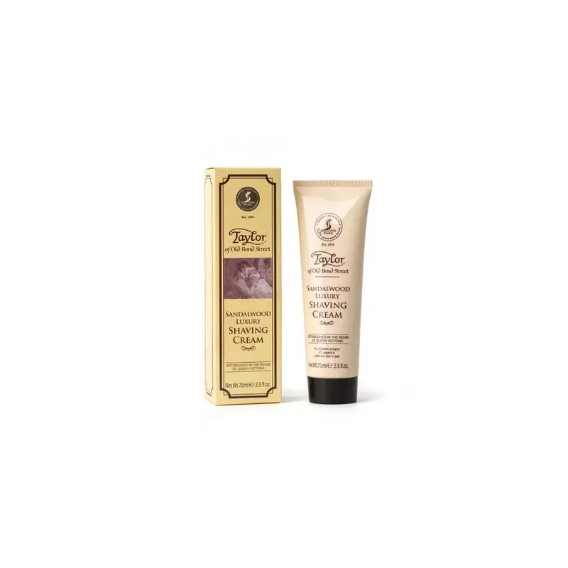 Taylor of Old Bond Street Sandalwood Shaving Cream Tube 75ml.