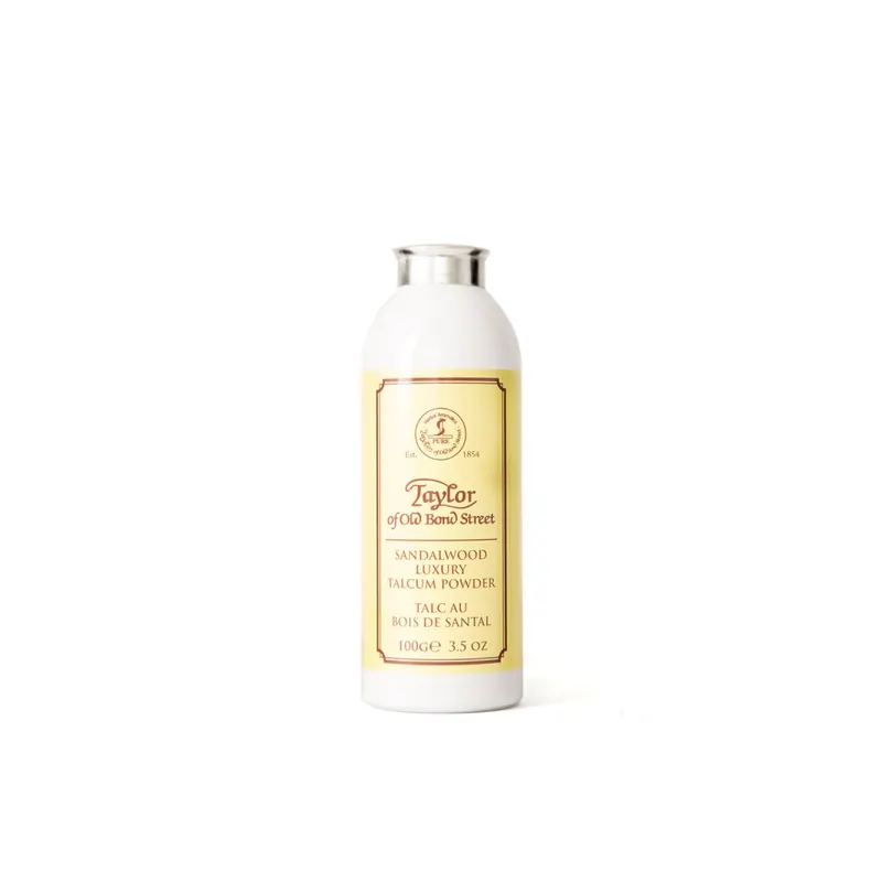 Taylor of Old Bond Street Sandalwood Talcum Powder 100g.