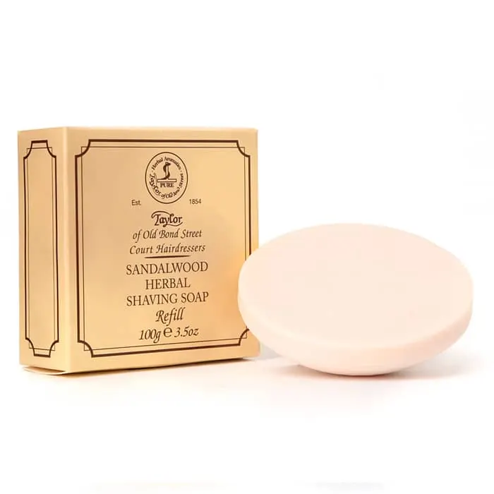 Taylor of Old Bond Street sapone da barba solido Sandalwood 100gr