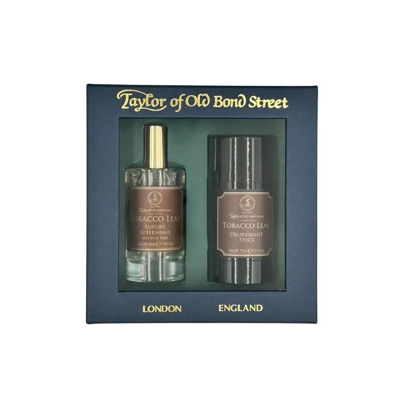 Taylor of Old Bond Street Tobacco Leaf Gift Set