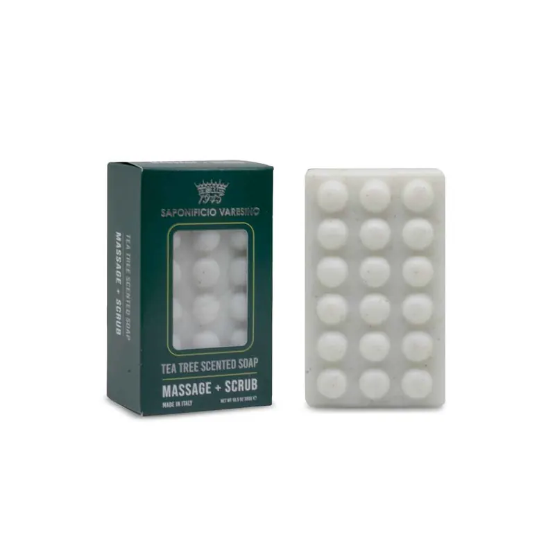 Tea Tree – 300g boxed massage + scrub soap