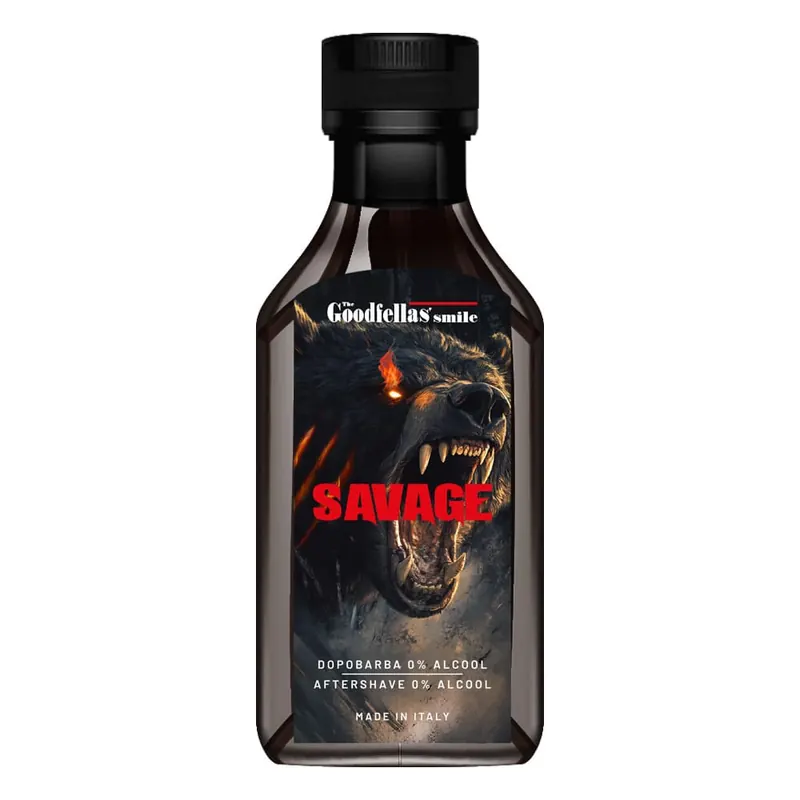 The Goodfellas’ smile fluido dopobarba Savage zero alcool 100ml