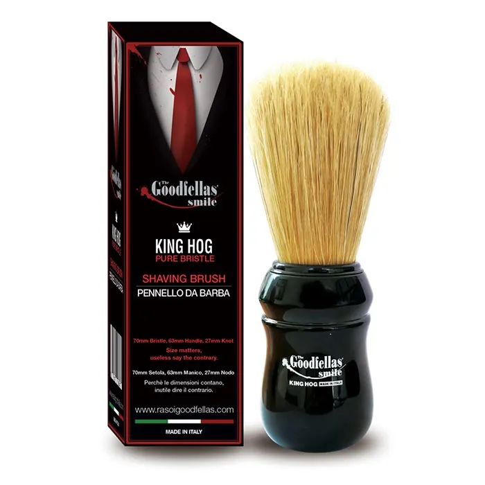 The Goodfellas’ smile pennello da barba King Hog in pura setola