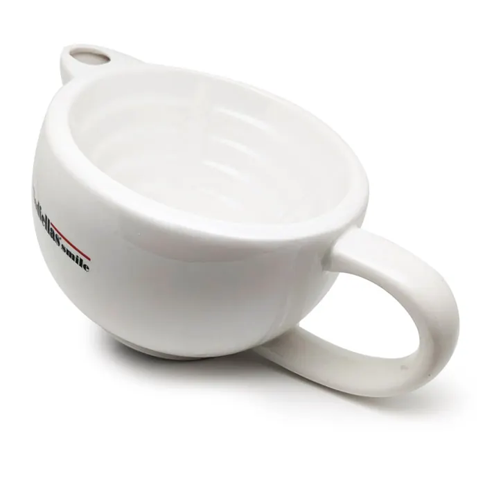 The Goodfellas’ smile Scuttle ciotola barba in ceramica bianca