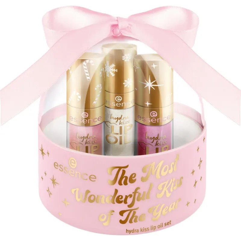 THE MOST WONDERFUL KISS OF THE YEAR - Set Hydra Kiss Lip Oil ESSENCE | Pinalli