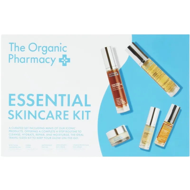 The Organic Pharmacy Essential Skincare Kit, 40 ml