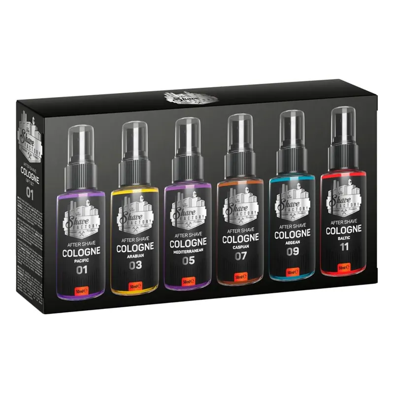 The Shave Factory Gift Set 01 dopobarba colonia 6x50ml