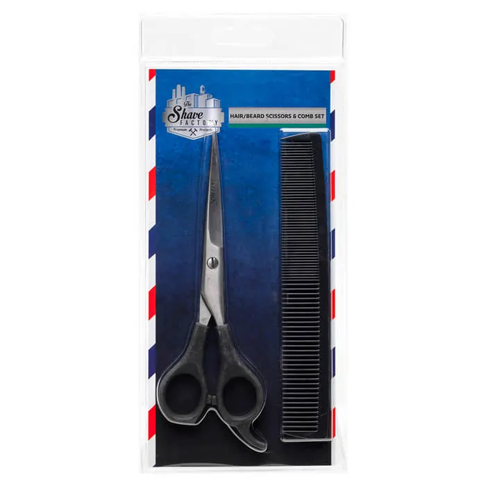 The Shave Factory set forbici e pettine per capelli