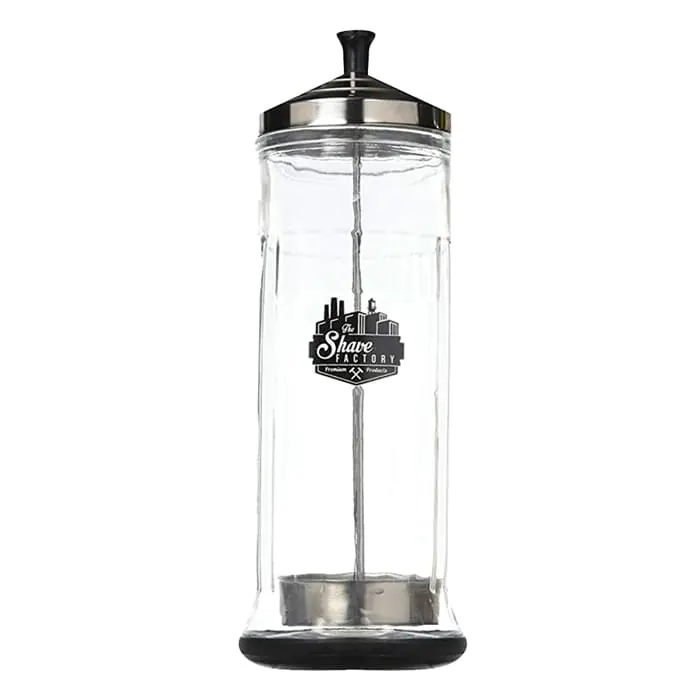 The Shave Factory vaso per disinfettare forbici rasoi e strumenti salone 1,10lt