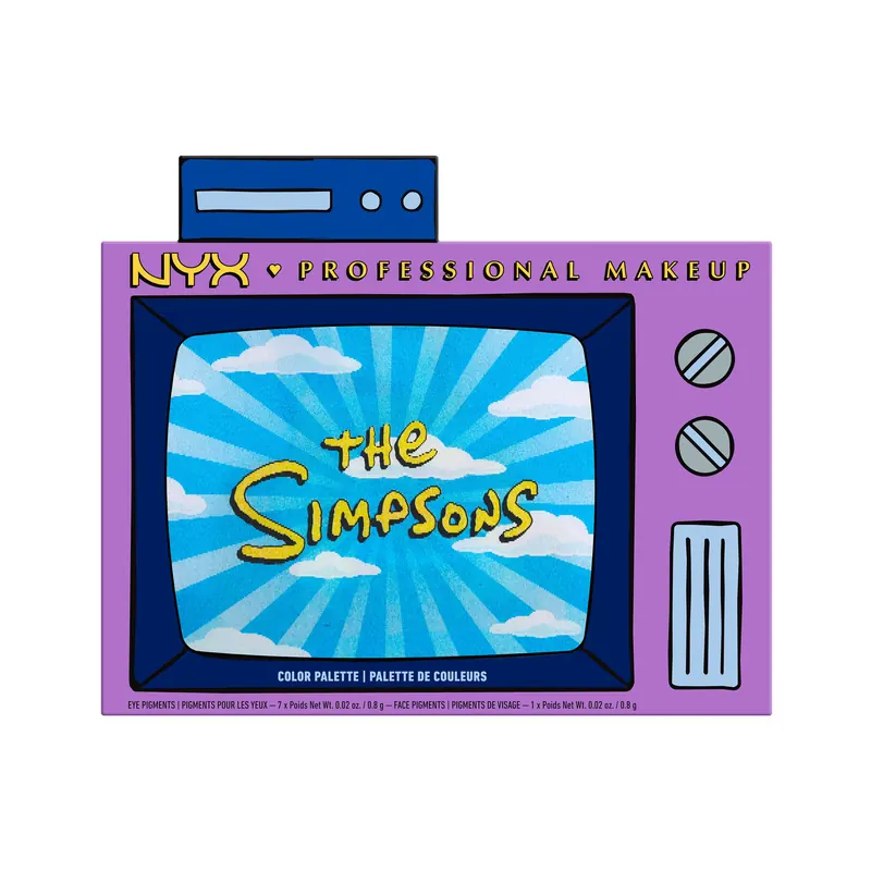 The Simpsons Family Color Palette NYX PROFESSIONAL MAKEUP | Pinalli
