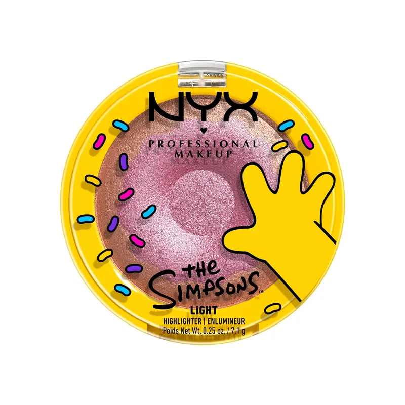 The Simpsons Homer Donut Highlighter NYX PROFESSIONAL MAKEUP | Pinalli