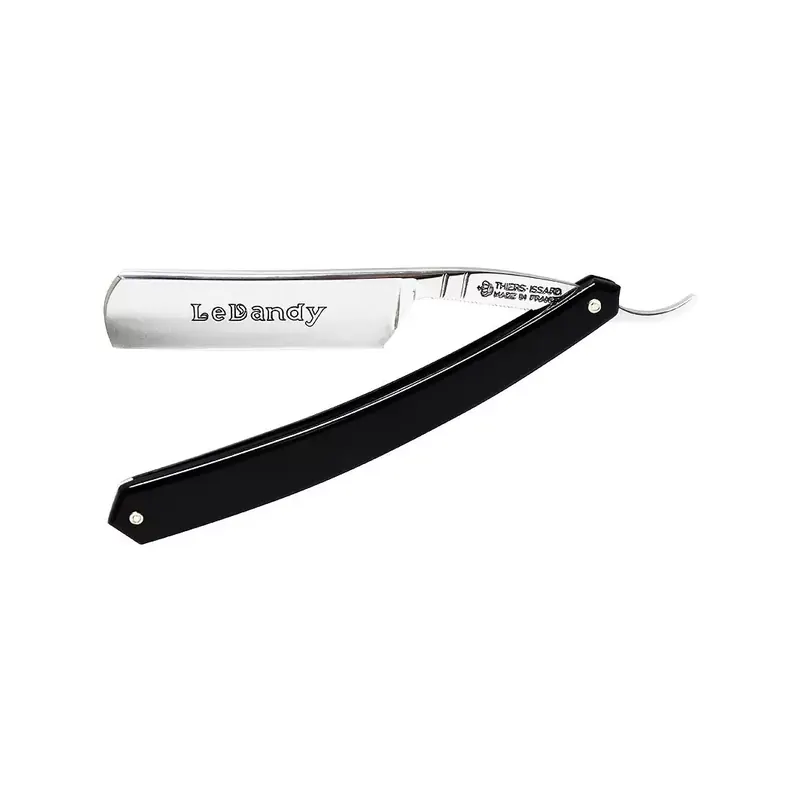 Thiers-Issard 6/8 Straight Razor Le Dandy Black Handle