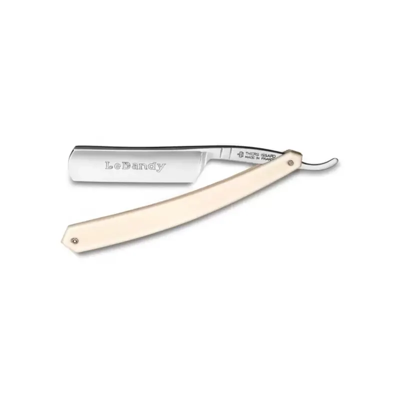 Thiers-Issard 6/8 Straight Razor Le Dandy White Handle