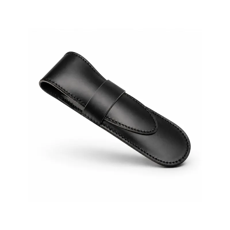 Thiers Issard Black Leather Pouch