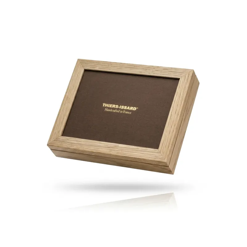 Thiers Issard Empty Oak Superbox & Glass Window for 7 Razors