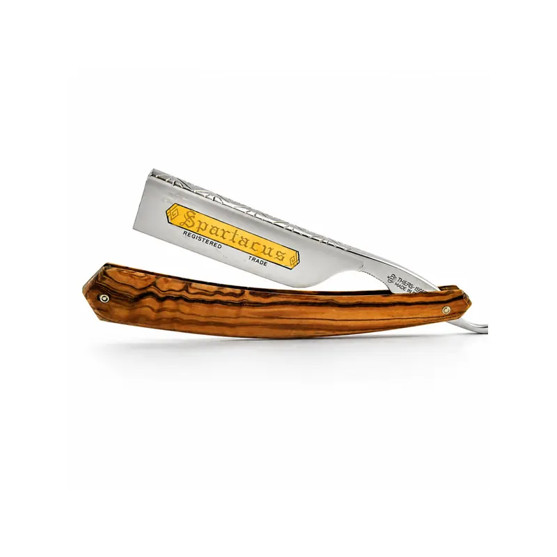 Thiers Issard Straight Razor 7/8 Diamond Olivewood Espartacus Hook Nose