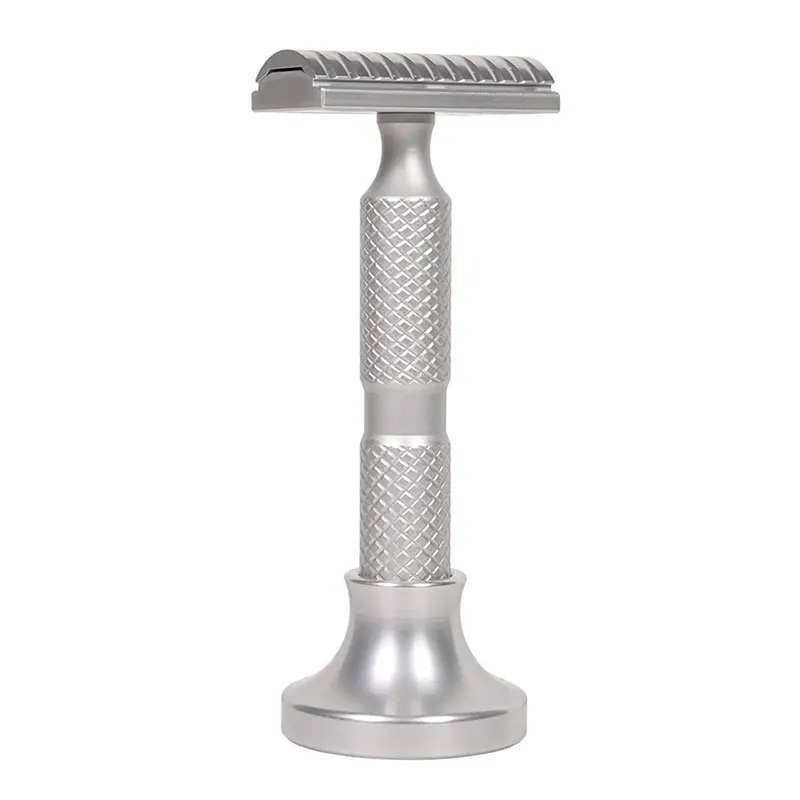 Timeless rasoio di sicurezza gap 0.45 in alluminio con stand