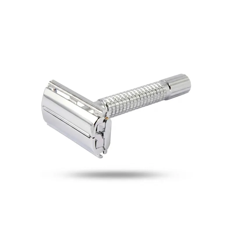 Timor Butterfly Safety Razor Shiny Chrome