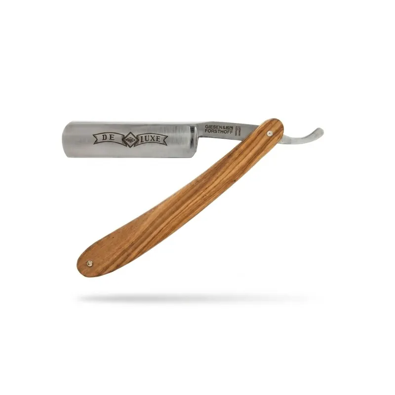 Timor Straigh Razor 6/8'' Olive Wood