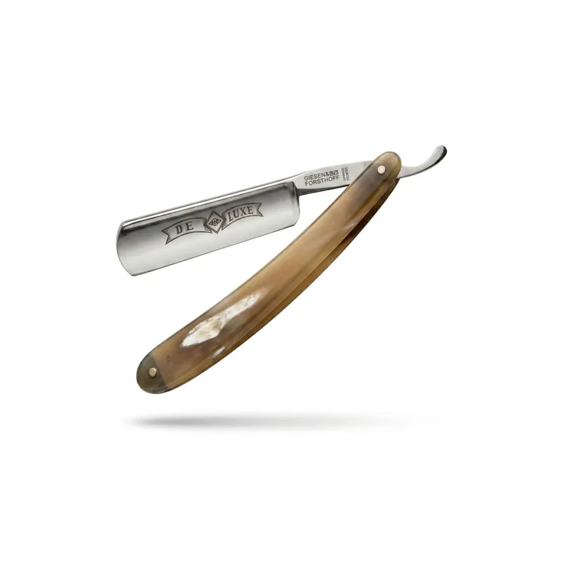 Timor Straight Razor 6/8'' Natural Horn