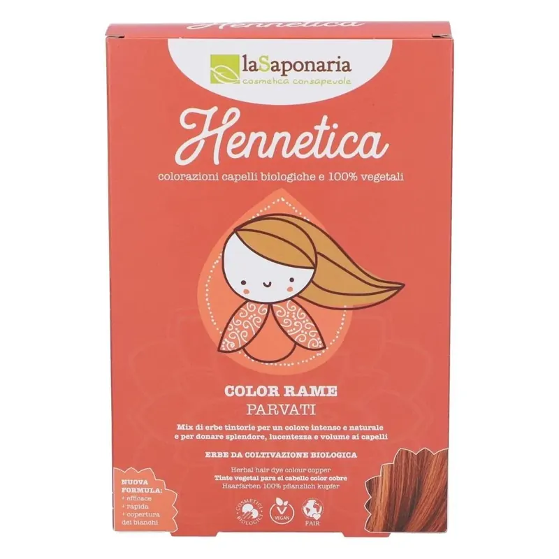 Tinta vegetale - PARVATI color rame LA SAPONARIA | Pinalli