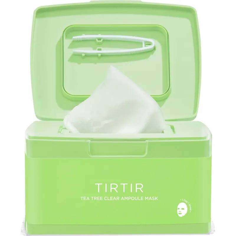 TIRTIR Tea Tree Clear Ampoule Mask, 30 pezzi