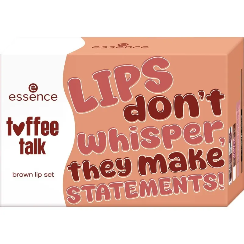 TOFFEE TALK BROWN set labbra 1pz ESSENCE | Pinalli