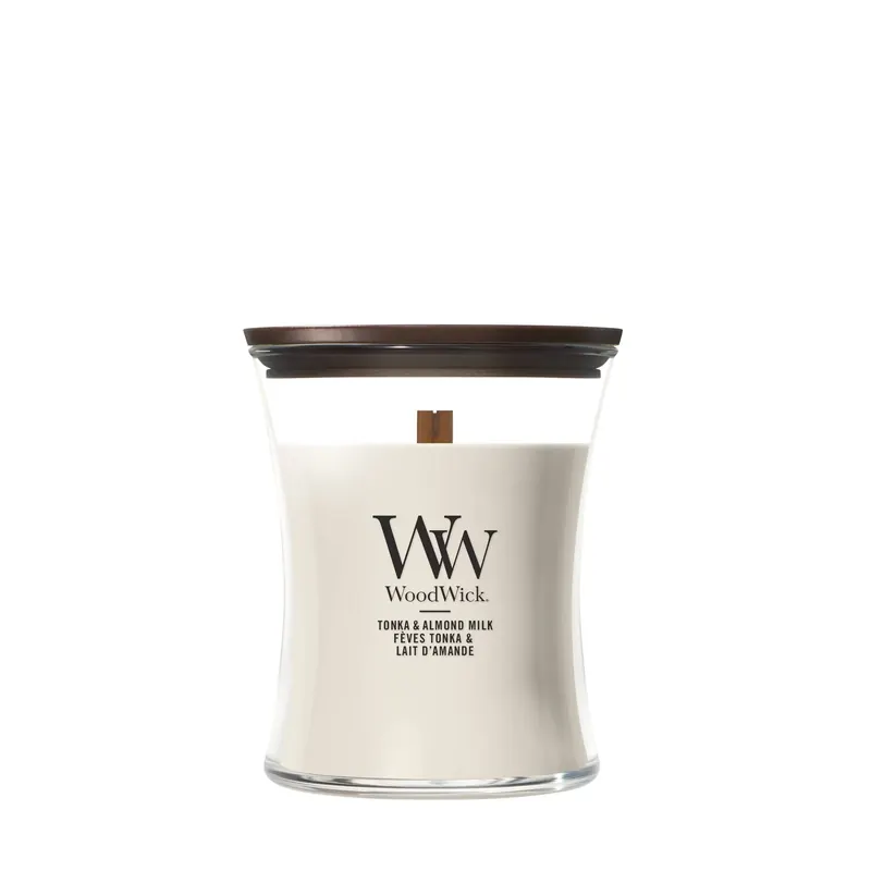 Tonka & Almond Milk MEDIUM WOODWICK | Pinalli