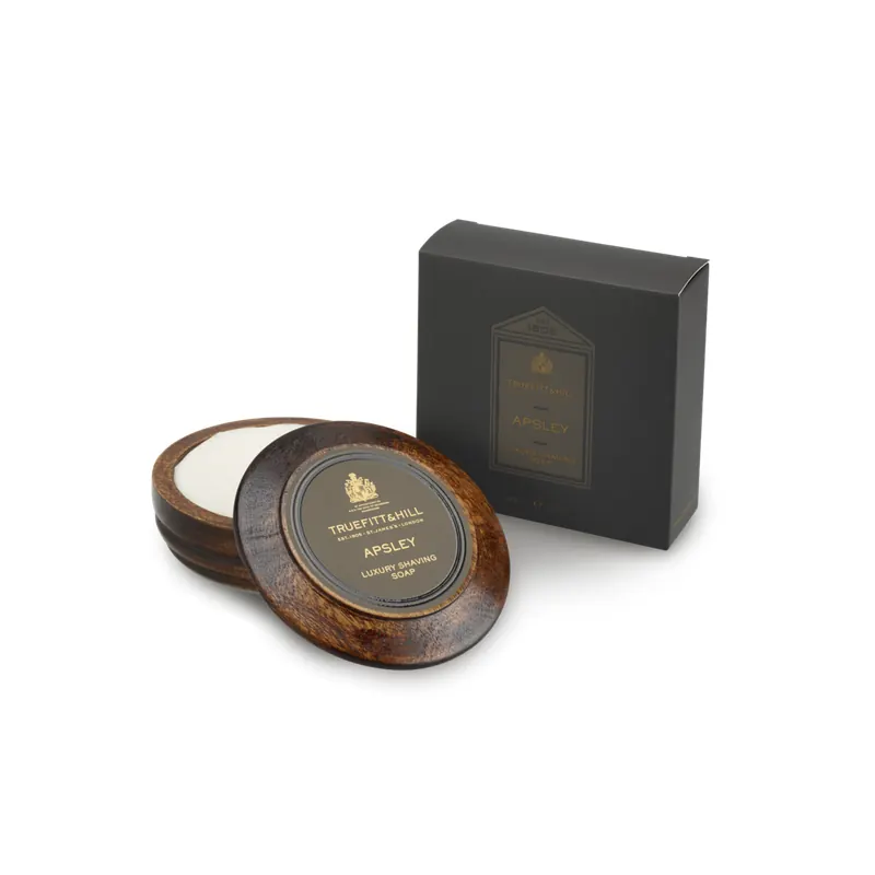 Truefitt & Hill Apsley Shaving Soap & Wooden Bowl 99gr