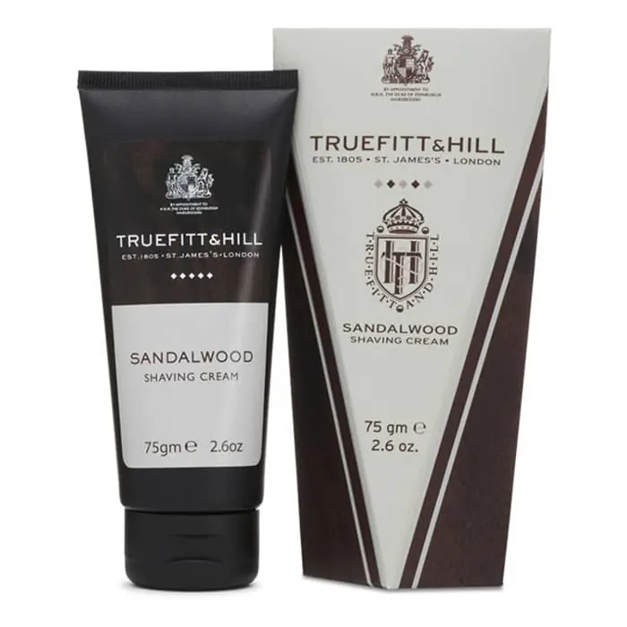 Truefitt & Hill crema da barba Sandalwood in tubo 75 g