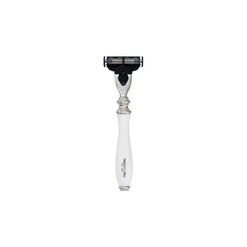 Truefitt & HIll Mach 3 Wellington Porcelain Safety Razor