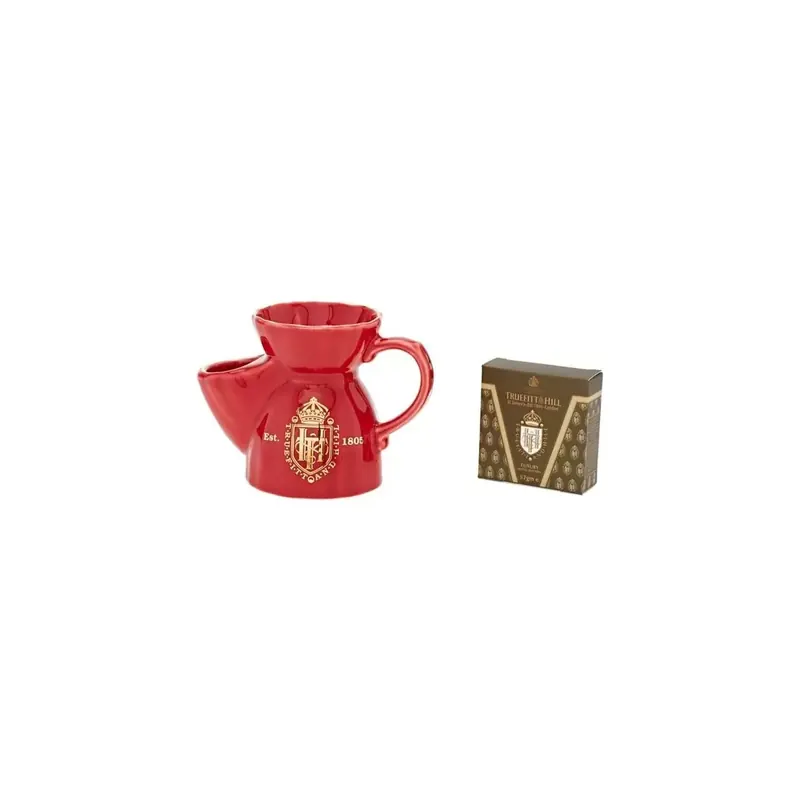 Truefitt & Hill Red Ceramic Shaving Mug