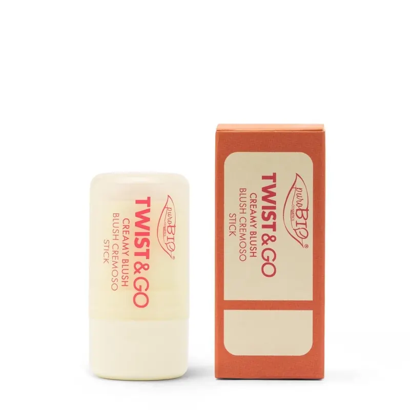 TWIST & GO – Creamy blush stick PUROBIO | Pinalli