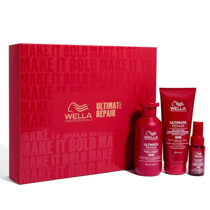 Ultimate Repair Cofanetto Natalizio - Shampoo, Balsamo e Miracle Hair Rescue WELLA PROFESSIONALS | Pinalli