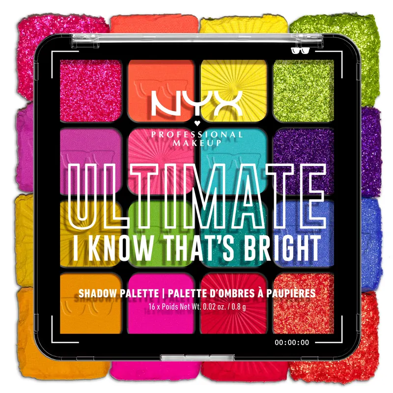 Ultimate Shadow Palette - I Know That's Bright NYX PROFESSIONAL MAKEUP | Pinalli