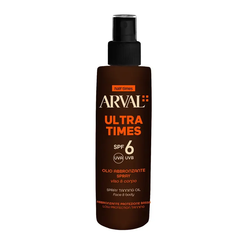 Ultra Times SPF6 - Olio Abbronzante Spray ARVAL | Pinalli